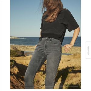 Sculptek Denim Skinny Ankle Gray